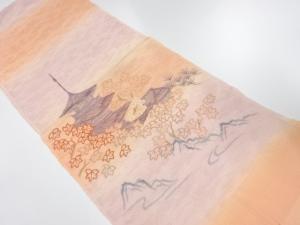 大特価品　未使用品　正絹　丹後ちりめん　刺繍　帯揚げ